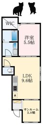 萩原天神駅 徒歩26分 1階の物件間取画像